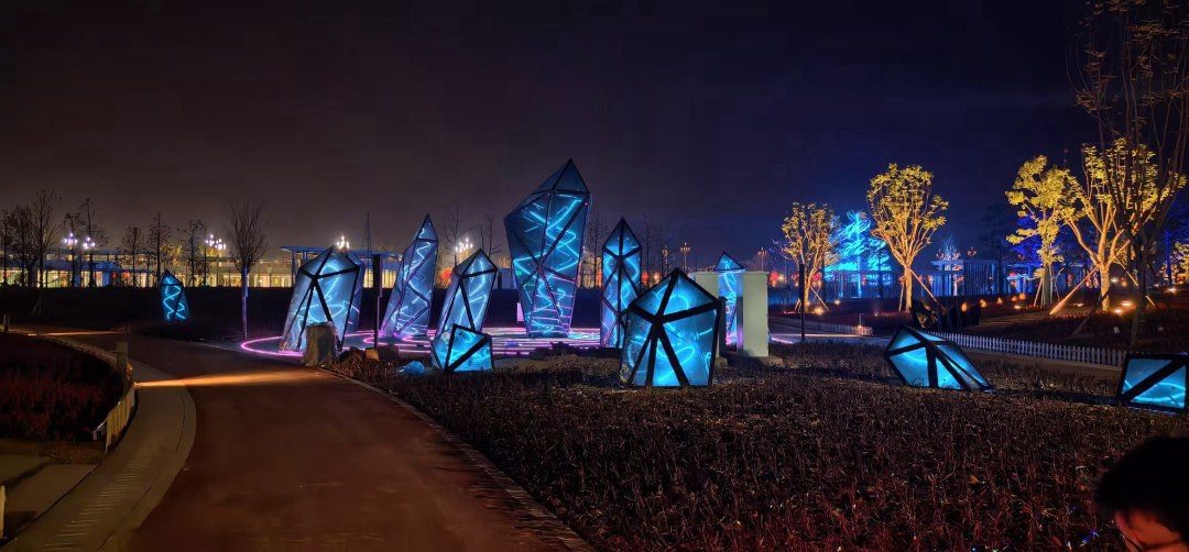 文旅投影灯光夜景